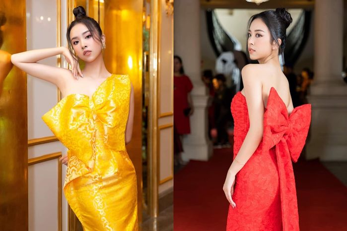 Những mỹ nhân Việt chuộng váy đính nơ lên thảm đỏ