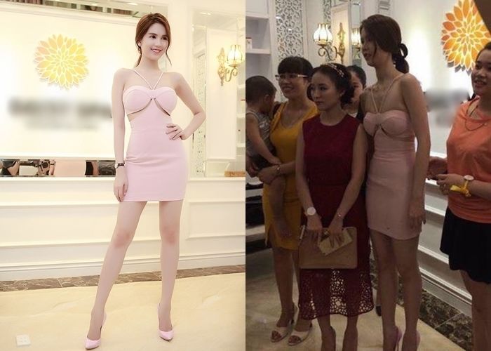 Ngọc Trinh lộ khuyết điểm qua góc ảnh của người qua đường
