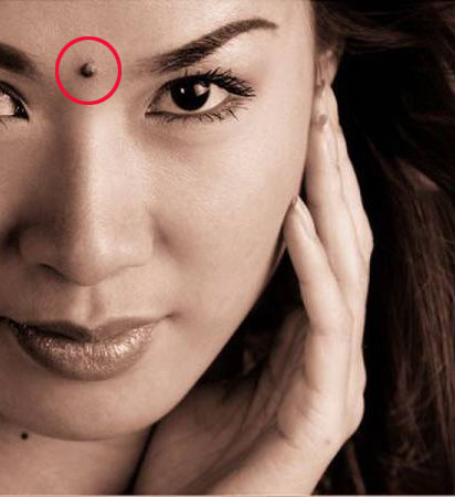 6 vị trí nốt ruồi thường có ở phụ nữ lẳng lơ