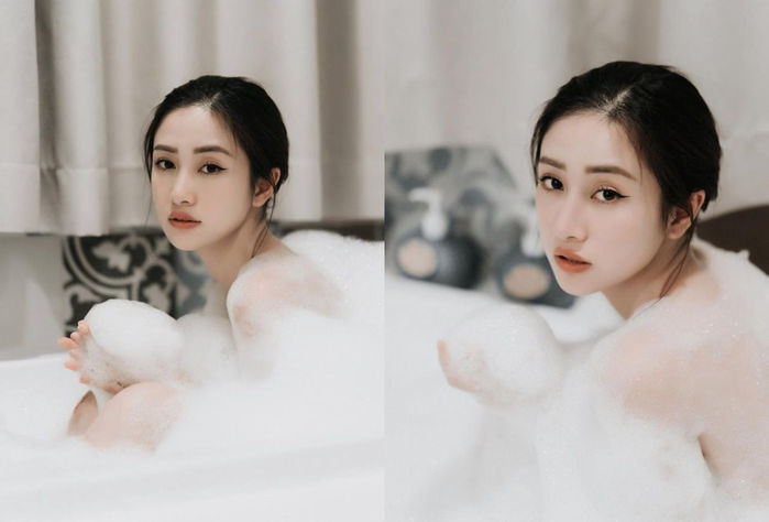 Chùm hình ảnh các sao nữ Việt chụp trong bồn tắm