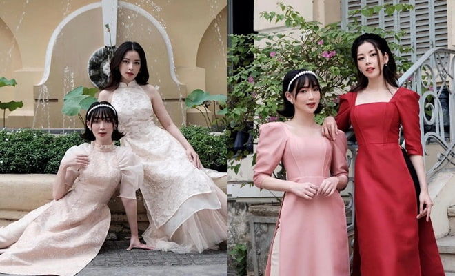 Sao Việt diện áo dài đón Tết 2021 sớm