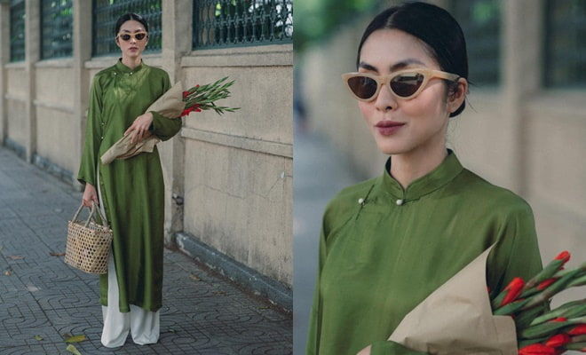 Sao Việt diện áo dài đón Tết 2021 sớm