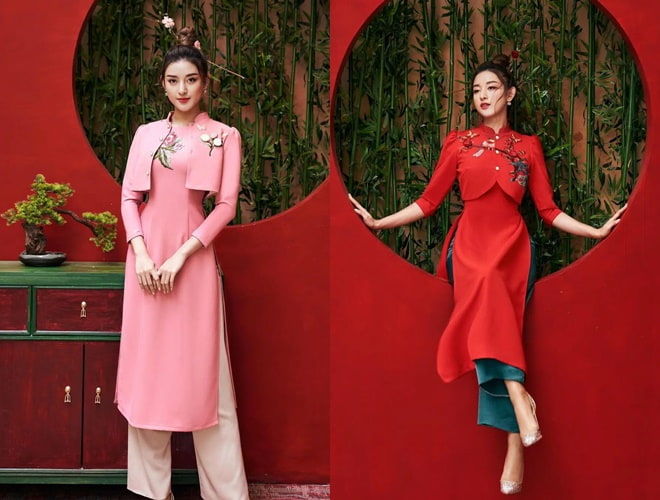 Sao Việt diện áo dài đón Tết 2021 sớm
