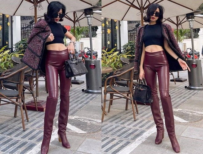 Những lần sao Việt mặc quần da bó