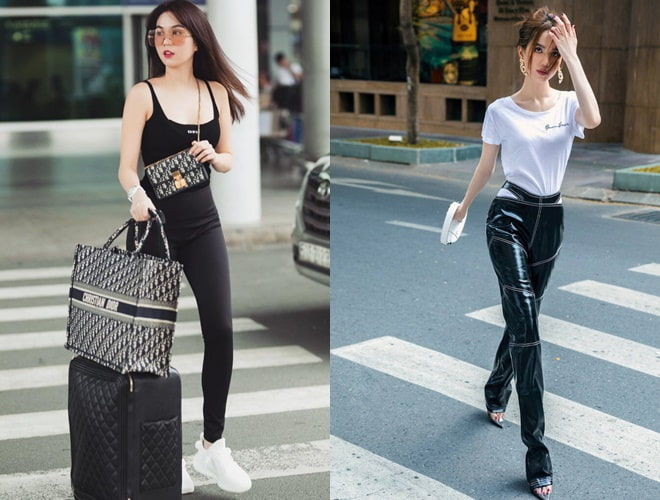 Những lần sao Việt mặc quần da bó
