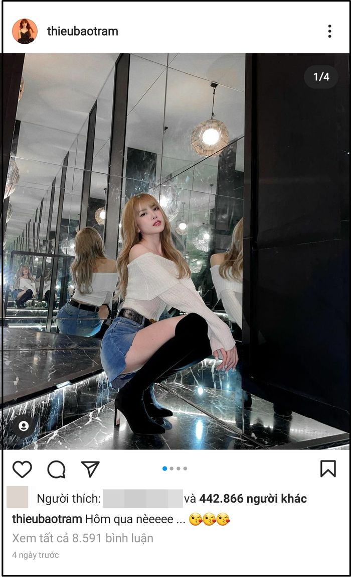 Instagram của Thiều Bảo Trâm đạt 2 triệu lượt follow