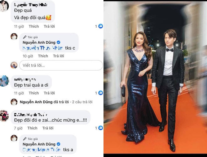 Trương Ngọc Ánh và diễn viên Anh Dũng cùng nhau đi sự kiện