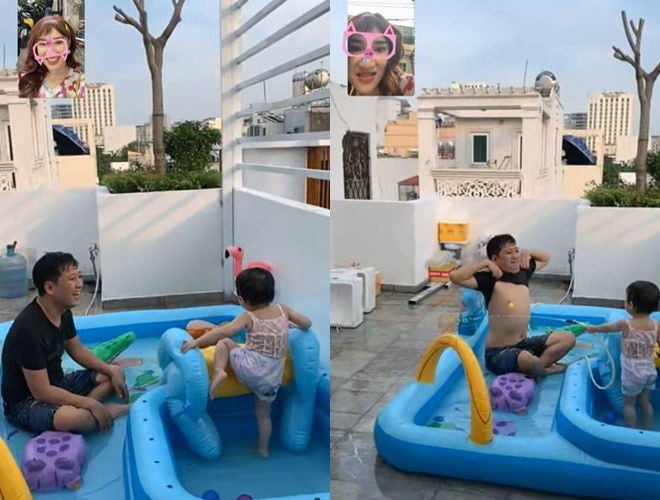 Trường Giang vô tình để lộ ảnh con gái vì than bà xã giữ hết tiền