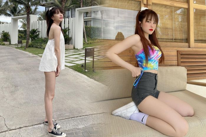 Thiều Bảo Trâm có đôi chân dài cực phẩm