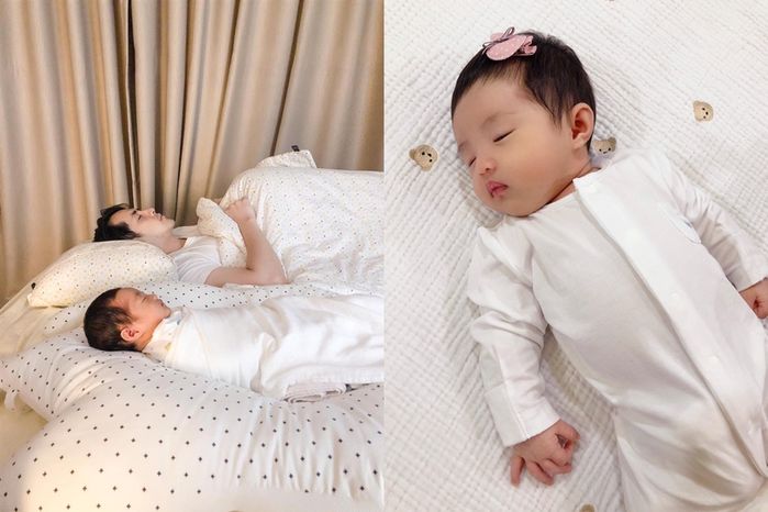 Vợ chồng Đông Nhi gọi facetime với con gái