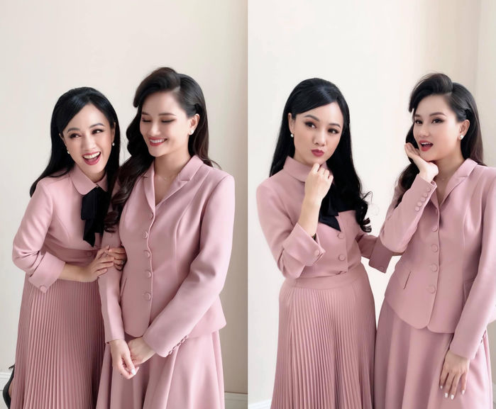 2 BTV nhà đài Huyền Châu - Hoài Anh chung khung hình gây sốt