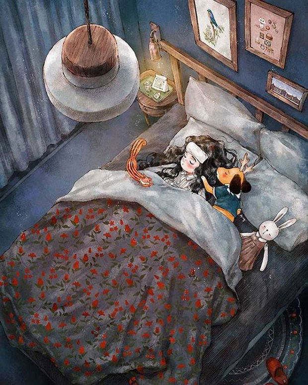 Bộ tranh ô nàng độc thân của họa sĩ Hàn Quốc Aeppol