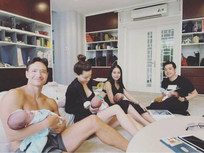 Cặp sinh đôi nhà Hồ Ngọc Hà và Dương Khắc Linh hội ngộ