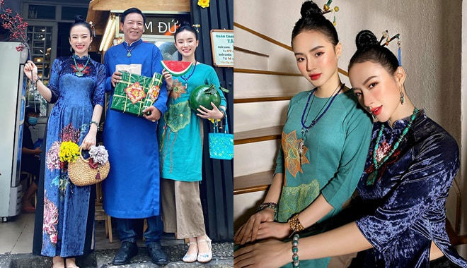 Chị em nhà sao Việt khoe sắc đầu năm 2021
