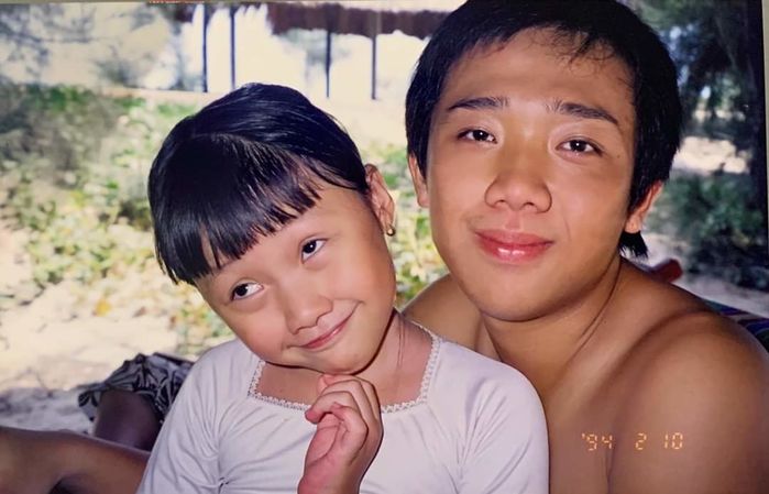 Em gái Trấn Thành đăng ảnh hiếm ngày bé mừng sinh nhật anh trai