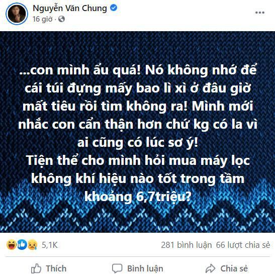 Lì xì tết 2021 của con sao Việt