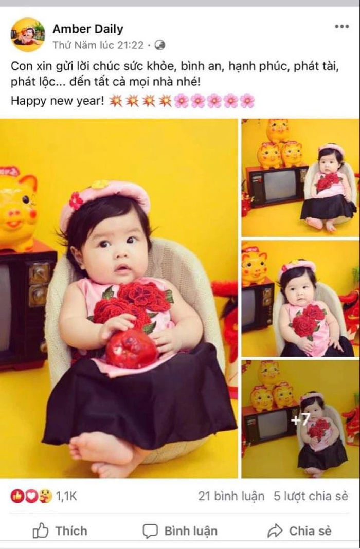 Hé lộ hình ảnh con gái thứ 2 của Trần Bảo Sơn