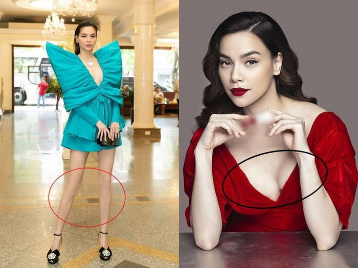 Hồ Ngọc Hà liền bị soi photoshop quá đà khi khoe ảnh bên chồng