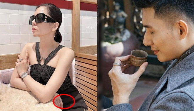 Lệ Quyên và Lâm Bảo Châu cùng đeo nhẫn giống nhau