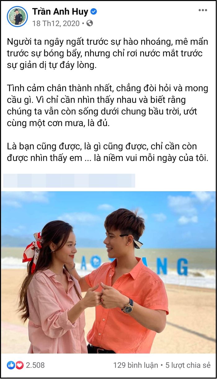 MC Trần Anh Huy tặng vàng và thả thính Midu