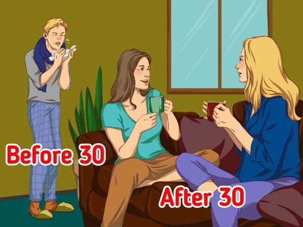 Những thay đổi của cơ thể khi bước qua tuổi 30