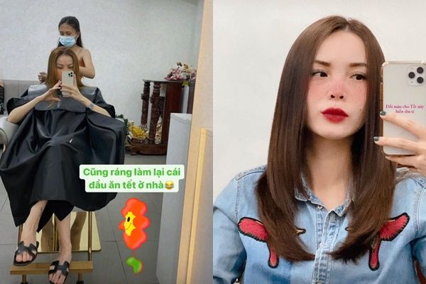 Những kiểu tóc đón Tết của dàn sao Việt