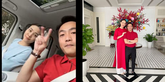 Sao Việt mùng 1 Tết: Hương Giang - Matt Liu cực tình tứ