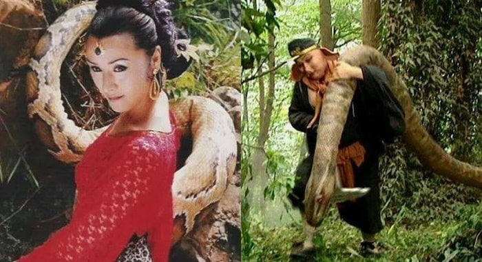 Tây Du Ký 1986 tiết lộ sự thật về cảnh quay Mãng xà tinh
