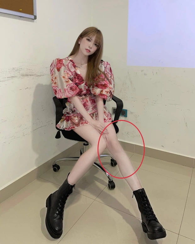 Thiều Bảo Trâm bị soi lỗi chỉnh ảnh quá đà vì khoe chân