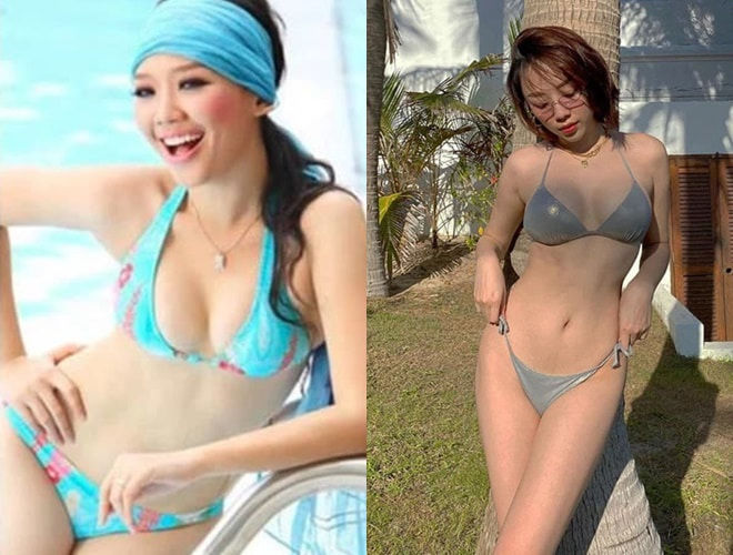 Tóc Tiên tung ảnh mặc bikini 12 năm trước