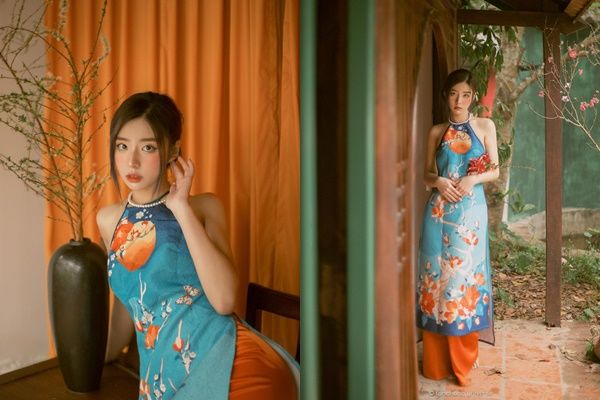 Trang Lou cùng dàn gái xinh rủ nhau “bật mood” dịu dàng với áo dài
