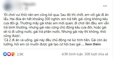 Hẹn hò đến lần thứ 3 bạn gái vẫn không chịu share tiền