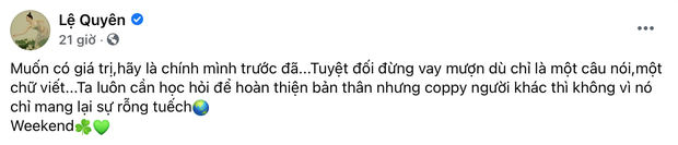 Phản ứng của Lệ Quyên khi bị nghi đá xéo Hồ Ngọc Hà
