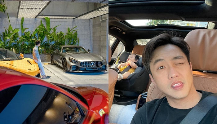 Con gái Cường Đô La đi dạo bằng siêu xe