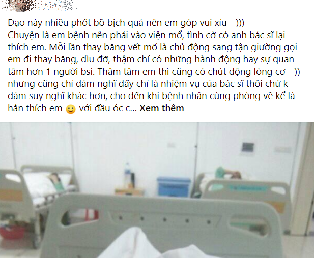 Cô gái nhập viên thì được BS tán tỉnh