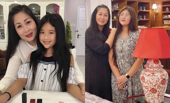 Con gái NSND Hồng Vân ra dáng mỹ nhân ở tuổi 14