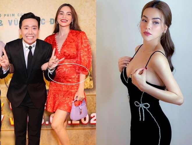 Hà Hồ để lộ vòng eo kém thon gọn khi diện đầm ôm body