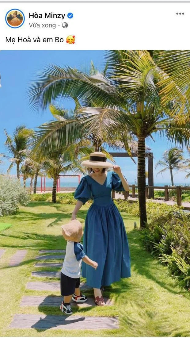 Hòa Minzy khoe con trai đầu lòng và tiết lộ tên của nhóc tì