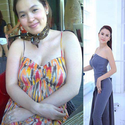 Phương Lê khoe núi tiền ông xã tặng sau khi giảm cân