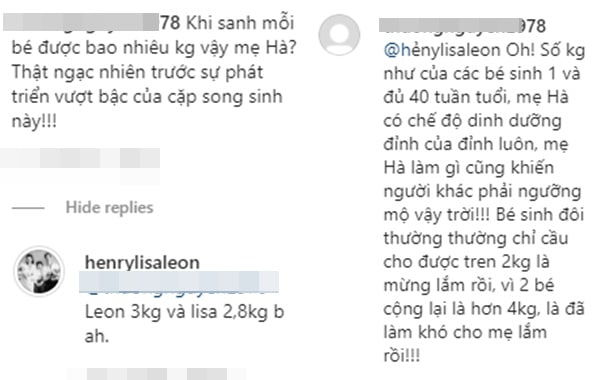 Kỷ niệm cặp song sinh của Hồ Ngọc Hà - Kim Lý tròn 4 tháng tuổi