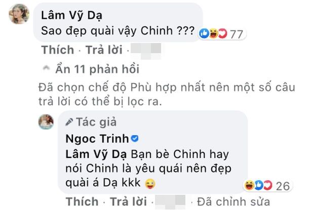 Lâm Vỹ Dạ hỏi Ngọc Trinh bí quyết làm đẹp dù bằng tuổi