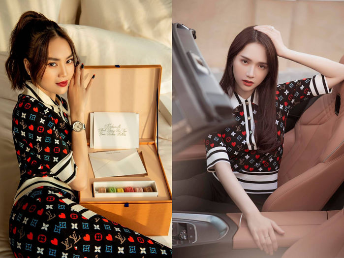 Lan Ngọc - Hương Giang hiếm hoi đụng hàng: Ai mặc đẹp hơn?