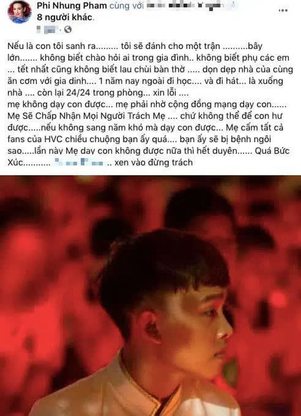 Hồ Văn Cường và mẹ nuôi Phi Nhung tốt đẹp hậu ồn ào