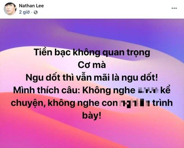 Nathan Lee ẩn ý chuyện tiền bạc, quản lý của Ngọc Trinh liền đáp trả