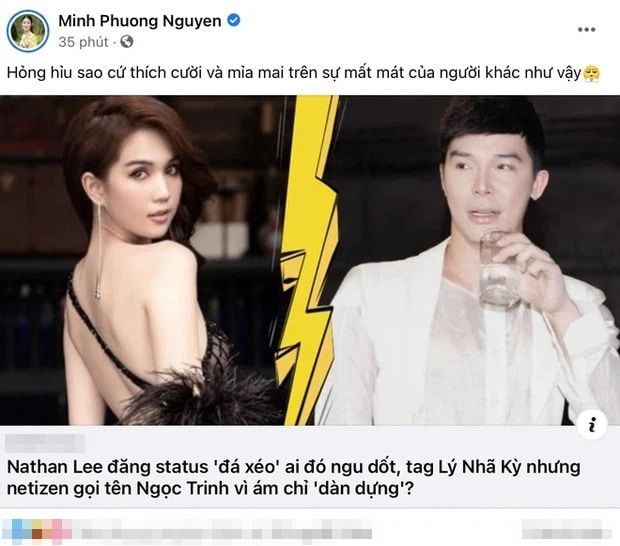Nathan Lee ẩn ý chuyện tiền bạc, quản lý của Ngọc Trinh liền đáp trả
