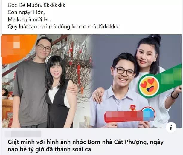 Cát Phượng đáp khéo khi netizen bình phẩm kém duyên về chồng cũ