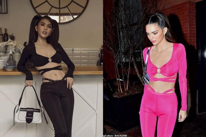 Ngọc Trinh học hỏi phong cách thời trang của Kendall - Kylie Jenner