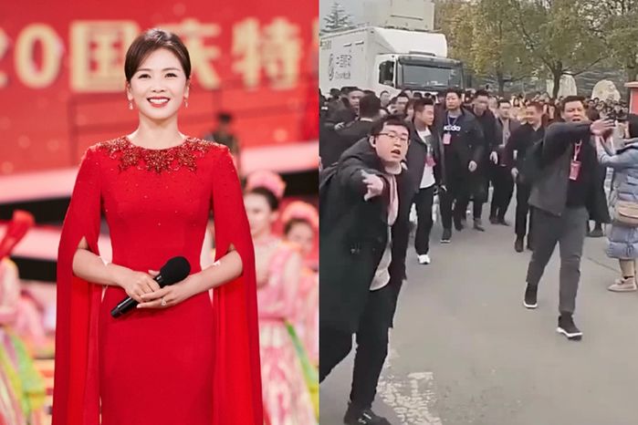 Sao Hoa ngữ bị chê lố bịch vì xuất hiện với nhiều vệ sĩ