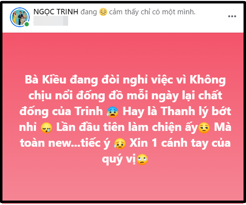 Thanh lý đồ kiểu độc lạ như sao Việt