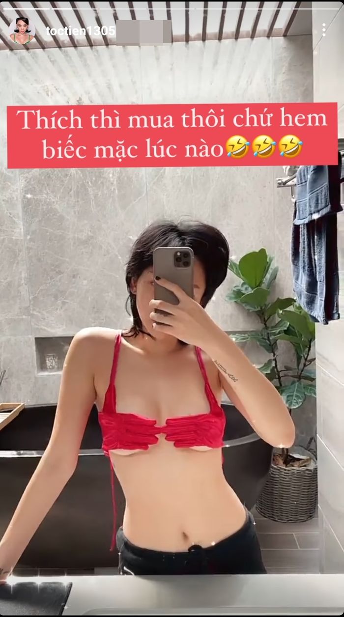 Tóc Tiên gây tranh cãi vì mặc áo bikini nhạy cảm